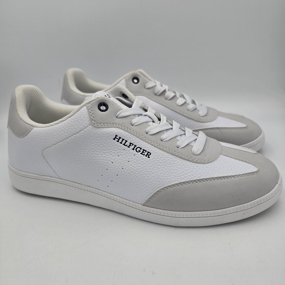 NWOT Tommy Hilfiger Men's Bregan Sneakers, Light Natural/White Multi, 11.5M